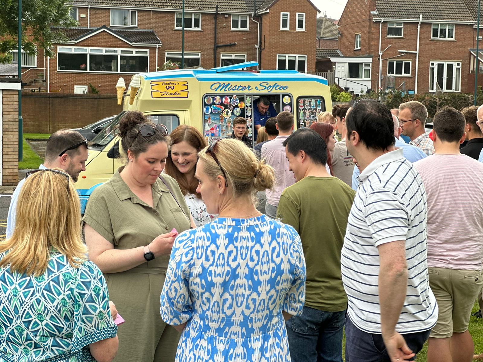 Corporate ice cream van hire